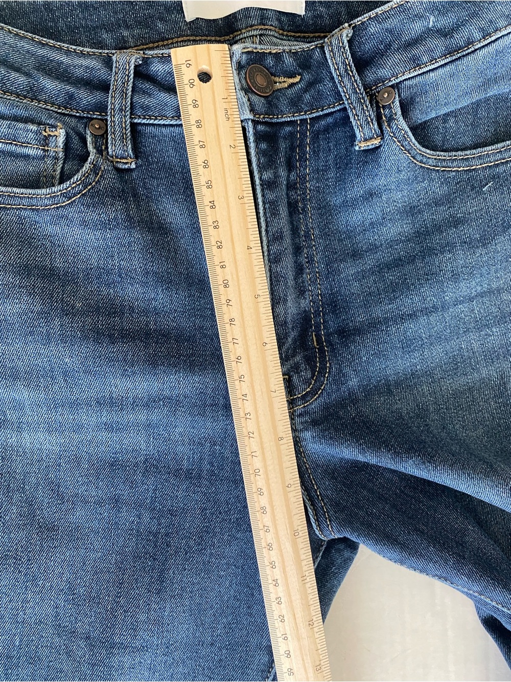 KanCan Ami High Rise Bootcut Jeans KC70005D Medium Wash Stretch Denim Slim 9/28 - Picture 3 of 9